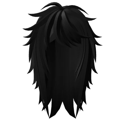 Emo Scene Side Part Harajuku Hair (Black)