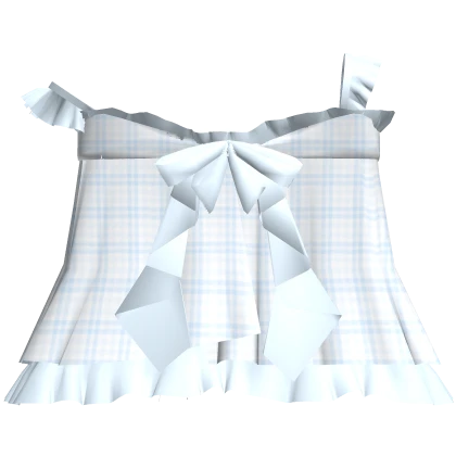 🤍 pretty spring doll ruffle dress blue plaid