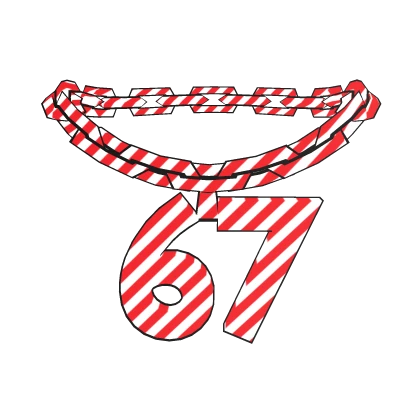 Christmas Candy Cane 67 Chain