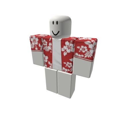 🌊Summer🌊 Hawaiian Shirt ((Red))