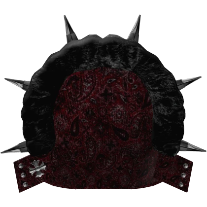 ✤ SPIKED CHROME HOOD