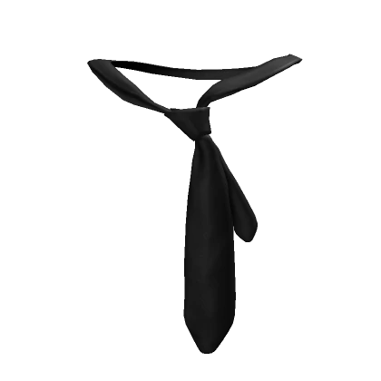 Black Loose Neck Tie 3.0