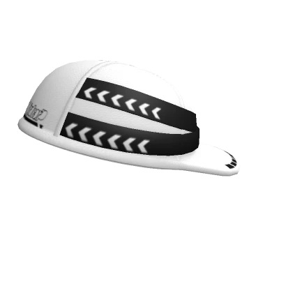 White Backwards Cyber Cap