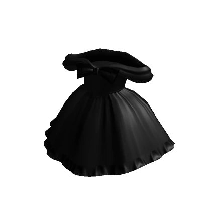 Short Princess Black Ball Gown Dress