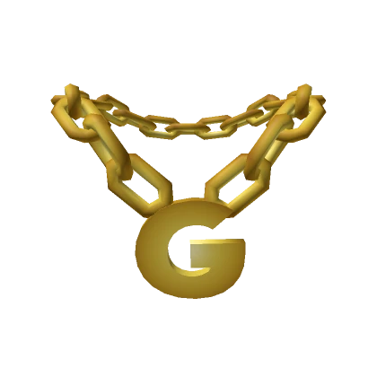 Gold Initial Letter G Chain