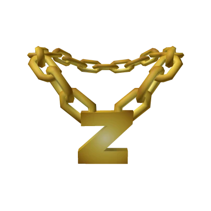 Gold Initial Letter Z Chain