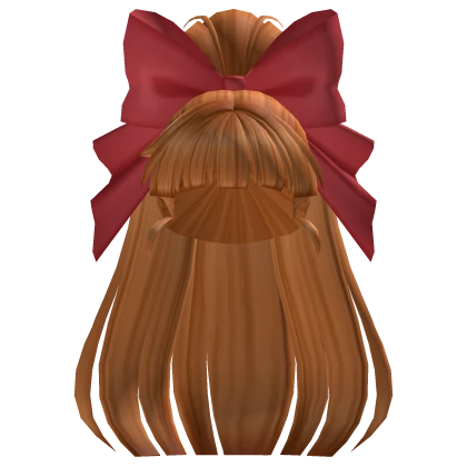 Blossom Ponytail with Ribbon Bow
