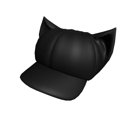 Black Brim Beret /w Cat Ears