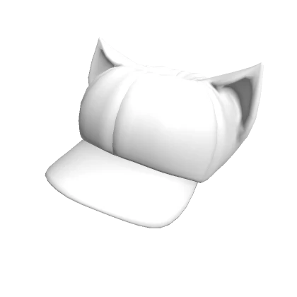 White Brim Beret /w Cat Ears