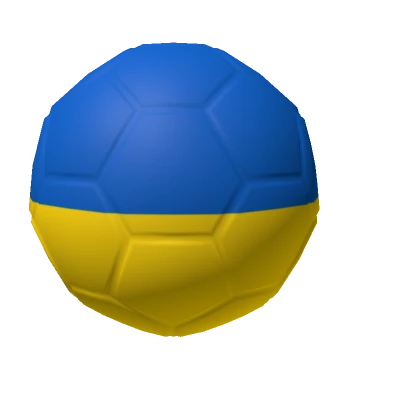 Ukraine Flag Soccer Ball Head Helmet Football