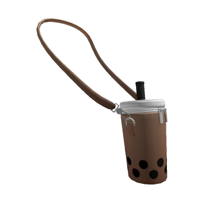 Chocolate Bubble Tea Crossbody Bag