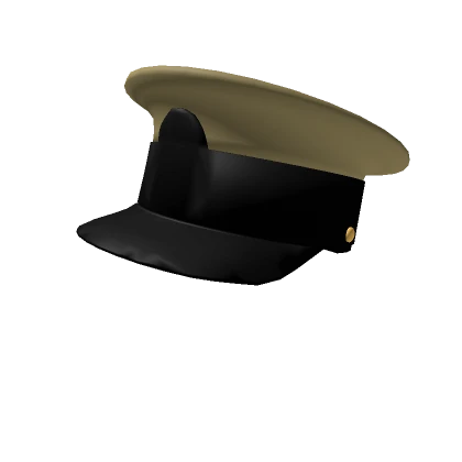 Tan Black Captain Navy Hat Military Navy Army