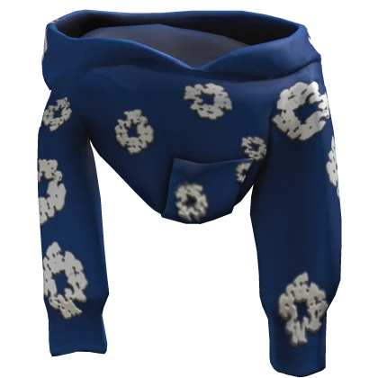 [3.0] Blue Denim Tears Shoulder Hoodie