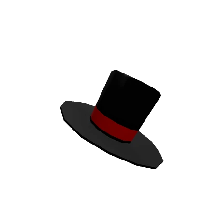 Tiny Top Hat Black & Red