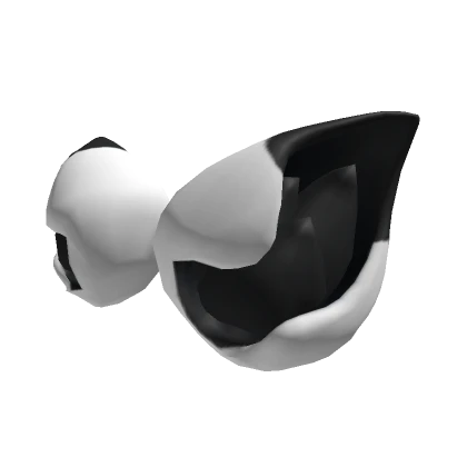 Black & White Neko Dragon Ears