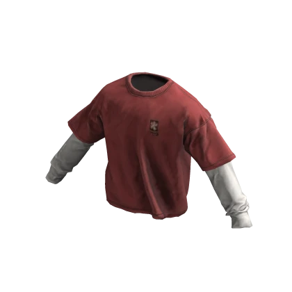 ardor* stacked tee (red)