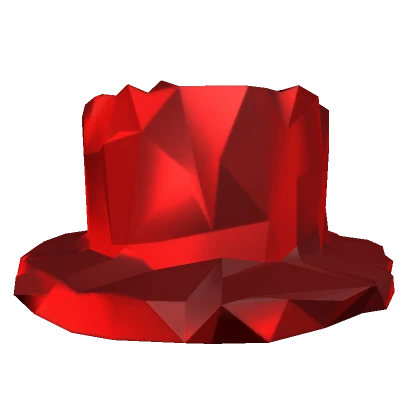 Ruby Crystalline Top Hat