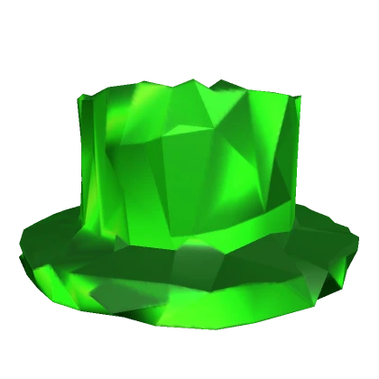 Emerald  Crystalline Top Hat