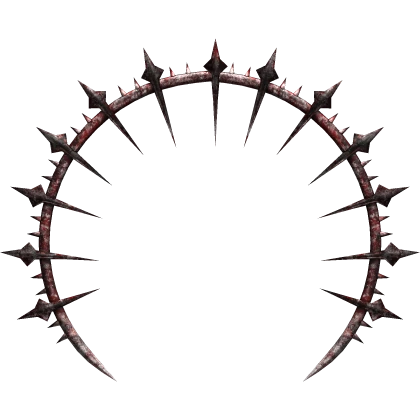 Bloody Dark Silver Goth Halo 