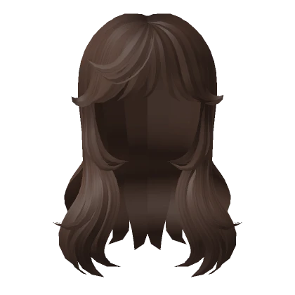 Brown Cottage Core Fairy Wavy Hair