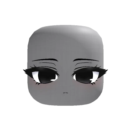 Animated Cute Tired Chibi Face
