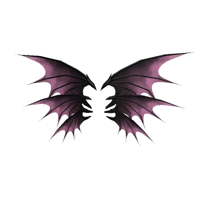 Royal Pink & Black Wings