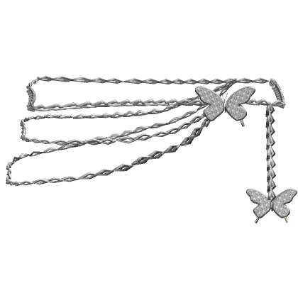 Silver Butterfly Waist Chain 3.0