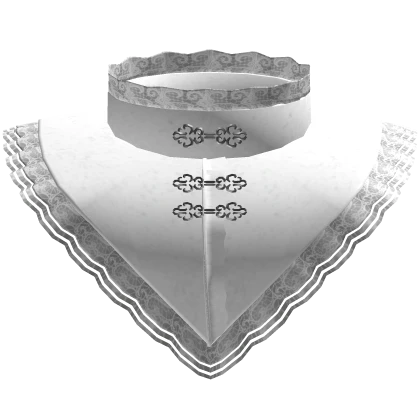 † gothic lace victorian collar white