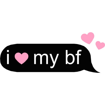 i heart my best friend text