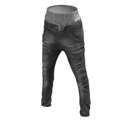 Skinny Boxer Jeans Gray Baggy Cargo Pants Cyber