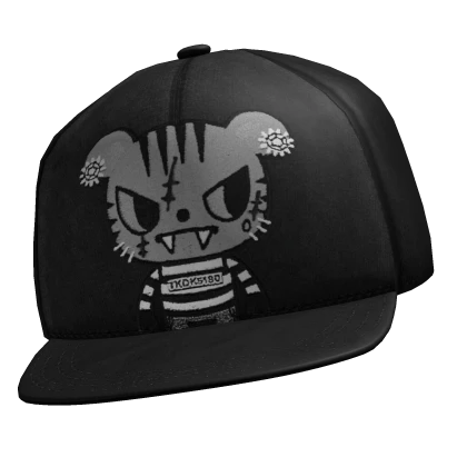 black tokidoki tiger skater hat