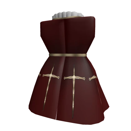 Red Gothic Styled Coat 1.0 Girl (R6)