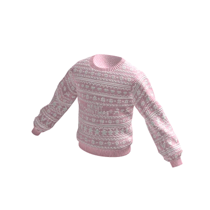 Christmas Pink Sweater