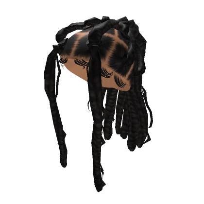 Black Butterfly Locs 4 - Ponytail - Nougat