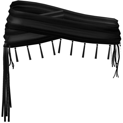 3.0 Sash Black Waist Scarf