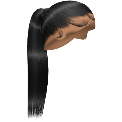 Slicked Back Ponytail [Black]