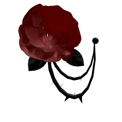 Rose Thorn Black Pin 