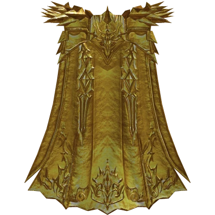 Gold Royal Guardian Knight Cape