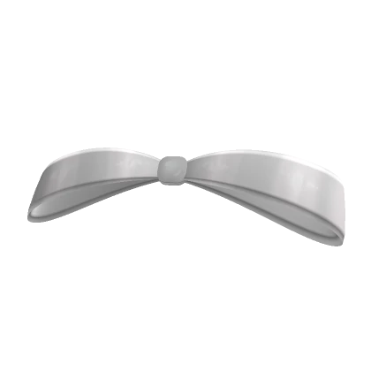 White Bow for Half Up Half Down Hair