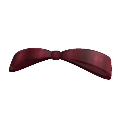 Dark Red Bow For Half Up Half Down Hair