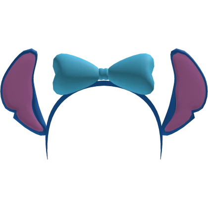 Blue Stitch Alien Headband