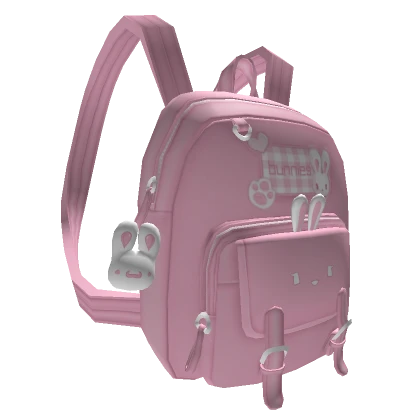 Kawaii Pink Decora Bunny Backpack /w Charm 𐐪3.0𐑂