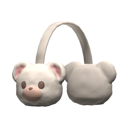 Bear Earmuffs White
