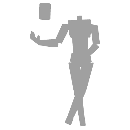 cute floating headless head aura emote