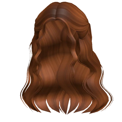 Delicate Half Up Waves Ginger