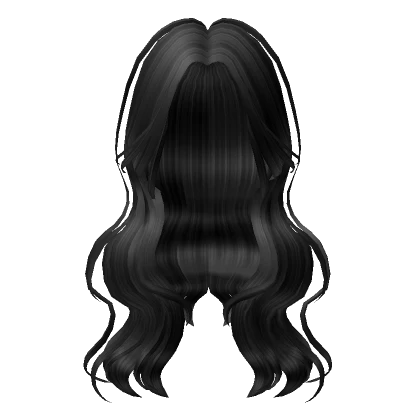 Black Y2K Long Wavy Layered Popular Girl Hair