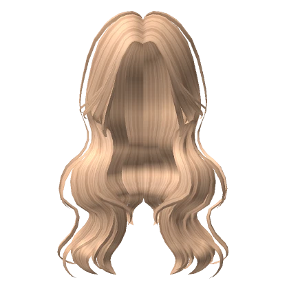 Blonde Y2K Long Wavy Layered Popular Girl Hair