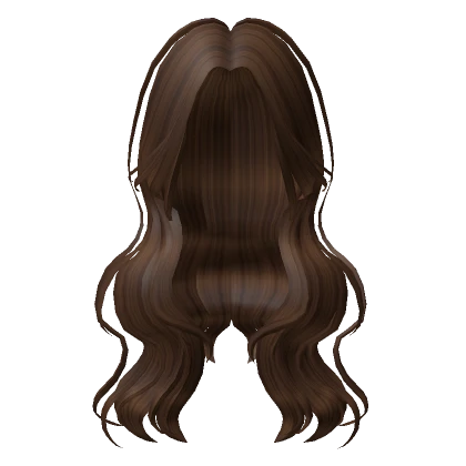 Brown Y2K Long Wavy Layered Popular Girl Hair