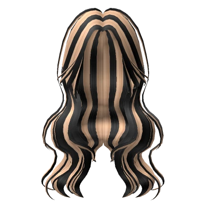 Gyaru Y2K Monster Doll Wavy Striped Long Hair