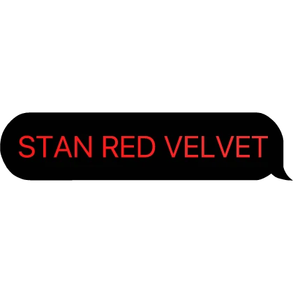 Stan Red Velvet KPOP Text